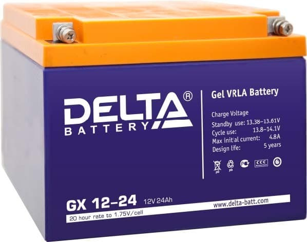 Аккумулятор Delta GX 12-24