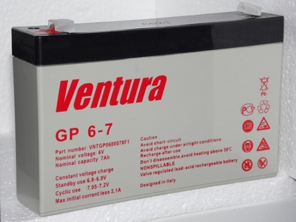 Аккумулятор Ventura GP 6-7