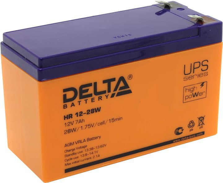 Аккумулятор Delta HR 12-28 W Аккумулятор Delta HR 12-28 W