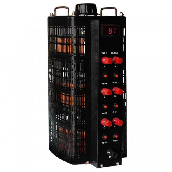 ЛАТР ЭНЕРГИЯ Black Series 3Ф TSGC2-20кВА 20А (0-300V) цифр., Е0102-0204