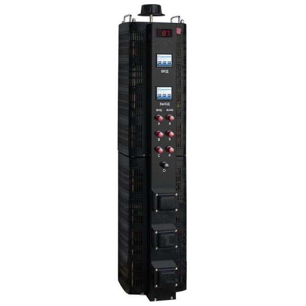 ЛАТР ЭНЕРГИЯ Black Series 3Ф TSGC2-30кВА 30А (0-300V) цифр., Е0102-0205 ЛАТР ЭНЕРГИЯ Black Series 3Ф TSGC2-30кВА 30А (0-300V) цифр., Е0102-0205