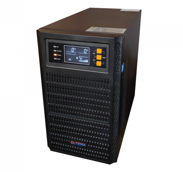 ИБП ELTENA Monolith B 3000LT (3000Вт, внешние АКБ 96В, ЗУ 12А, 3 евророзетки)