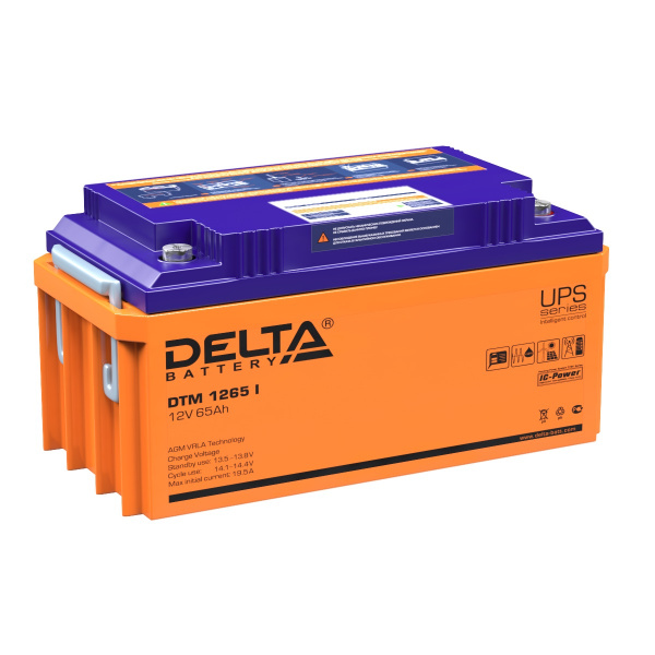 Аккумулятор Delta DTM 1265 I Аккумулятор Delta DTM 1265 I