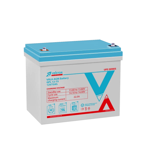 Аккумулятор Vektor Energy GPL 12-75 Аккумулятор Vektor Energy GPL 12-75