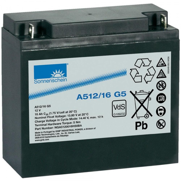 Аккумулятор Sonnenschein A512/16 G5 Аккумулятор Sonnenschein A512/16 G5
