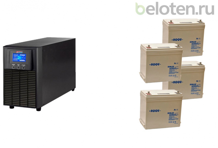 Комплект ИБП Eltena Monolith E 2000LT + АКБ AQQU 12ML55 х 4 шт. Комплект ИБП Eltena Monolith E 2000LT + АКБ AQQU 12ML55 х 4 шт.